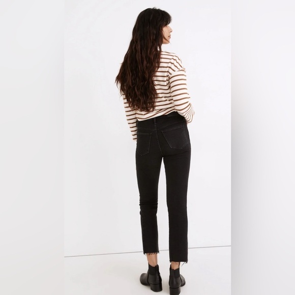 Madewell Cali Demi-Boot Jeans in Edmunds Wash: Raw-Hem Edition - Picture 3 of 13